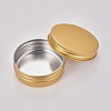 Round Aluminium Tin Cans CON-WH0068-60-2
