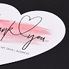 Coated Paper Thank You Greeting Card DIY-F120-03B-4