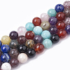 Natural Mixed Stone Beads Strands G-T064-52B-1