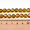 Baking Paint Transparent Glass Beads X1-DGLA-A035-T8mm-A05-5