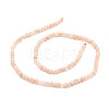 Natural Peach Moonstone Beads Strands G-E569-B07-2