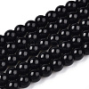 Opaque Solid Color Glass Beads Strands GLAA-T032-P6mm-01-1