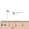 925 Sterling Silver Ear Stud Findings X-STER-K167-042C-S-4