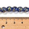 Handmade Dichroic Foil Glass Beads Strands DICH-U001-02D-4