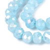 Dyed Crackle Imitation Jade Glass Beads Strands EGLA-Q131-02C-02-3