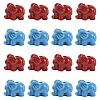 20Pcs 2 Colors Synthetic Coral Beads CORA-YW0001-03-1
