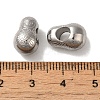 Non-Tarnish 304 Stainless Steel European Beads STAS-K285-23P-3