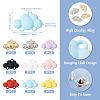 18Pcs 9 Colors Zinc Alloy Chandelier Component Links FIND-TA0002-54-4