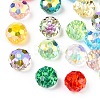 Faceted Transparent Glass Beads GLAA-E047-01B-1