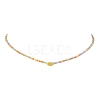 Natural Mixed Gemstone & Glass Seed Beaded Necklace NJEW-JN04426-6