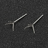 925 Sterling Silver Earrings Settings STER-P032-09S-2
