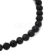 3Pcs Natural & Synthetic Mixed Gemstone Round Beads Stretch Bracelets for Men Women BJEW-JB12337-5