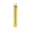 Electroplated Natural Quartz Pendants G-P315-B01-02P-1