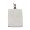 Non-Tarnish 304 Stainless Steel Pendants STAS-K216-48B-P-2