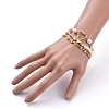 Beaded Bracelets & Link Bracelets & Chain Bracelets Sets BJEW-JB05509-5
