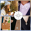 2Pcs Star Alloy Lapel Pins for Backpack Clothes JEWB-PH0001-74P-5