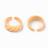 Spray Painted Alloy Cuff Rings RJEW-T011-31A-RS-2