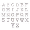 Alphabet Resin Rhinestone Patches DIY-TAC0005-45A-10