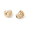 Rack Plating Brass Ear Nuts X-KK-G433-03LG-2
