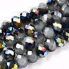 Electroplate Glass Beads Strands X-EGLA-A034-J6mm-S06-A-1