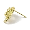 Brass Stud Earring Findings KK-R154-05G-2