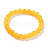Dyed Natural Jade Beads Stretch Bracelets BJEW-G633-B-02-1