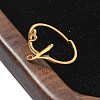 304 Stainless Steel Cuff Rings for Women RJEW-D285-01G-J-5