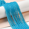 Imitate Austrian Crystal Frosted Glass Beads Strands LS-GLAA-F029-TM4mm-B19-4