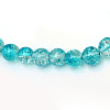 Baking Paint Crackle Glass Beads Strands X-CCG-S001-4mm-06-3