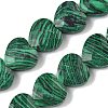 Synthetic Malachite Beads Strands G-A309-A19-01-2