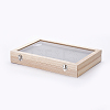 Wooden Stud Earring Presentation Boxes ODIS-P006-10-2