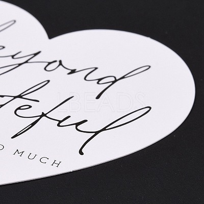 Coated Paper Thank You Greeting Card X1-DIY-F120-03C-1