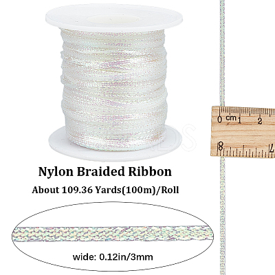 100M Nylon Braided Ribbon OCOR-GF003-05C-1