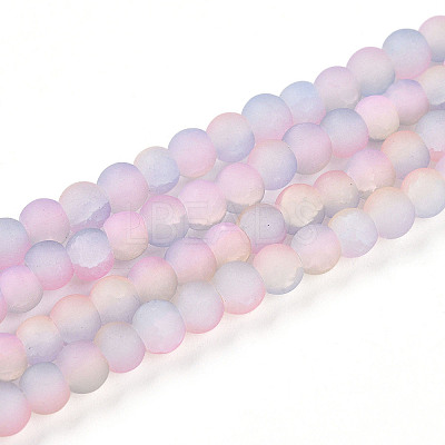 Crackle Glass Beads X1-GLAA-N009-4mm-04-1