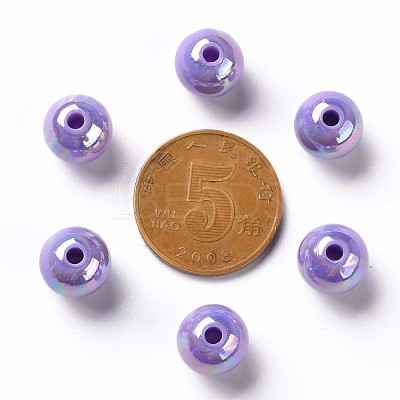 Opaque Acrylic Beads MACR-S370-D10mm-SS2114-1