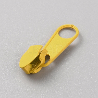 Spray Painted Zinc Alloy Zipper Pull FIND-WH0427-33A-15-1