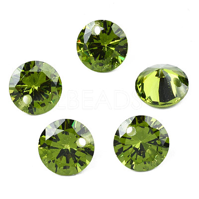 Cubic Zirconia Charms ZIRC-N033-A-03-1