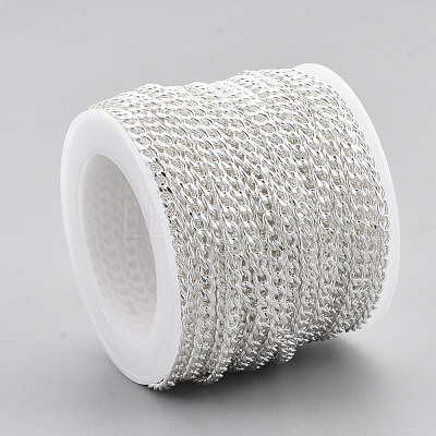 304 Stainless Steel Curb Chains CHS-T002-03A-1