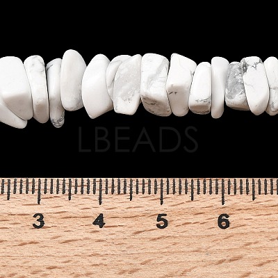 Natural Howlite Beads Strands G-A285-A12-01-1