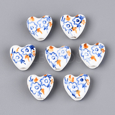 Handmade Porcelain Ceramic Beads PORC-T134-28B-1