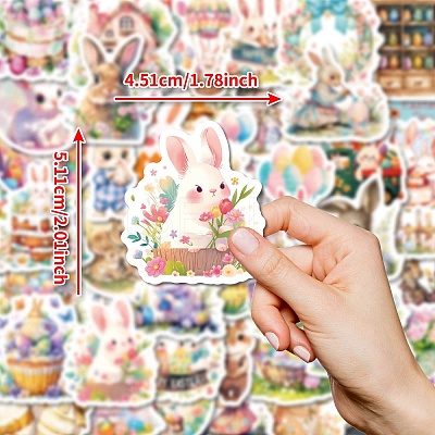 Easter Rabbit Paper Sticker STIC-C013-05-1