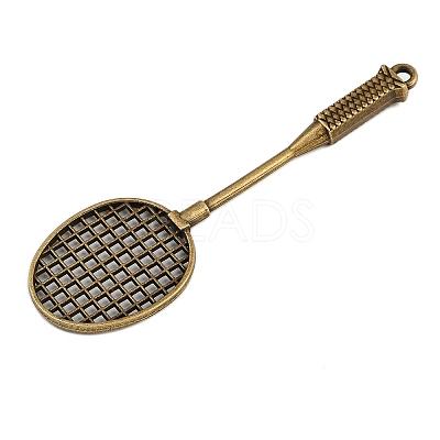 Tibetan Style Alloy Big Pendants TIBE-B003-01AB-1