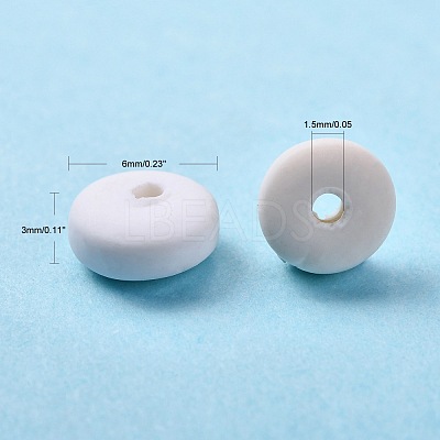 Handmade Polymer Clay Beads Strands X-CLAY-N008-008E-1