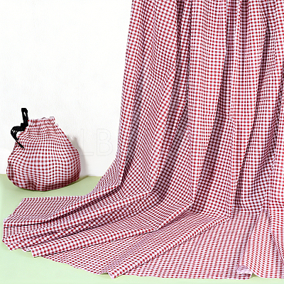 Tartan Cotton Fiber Fabric DIY-WH0504-685F-1