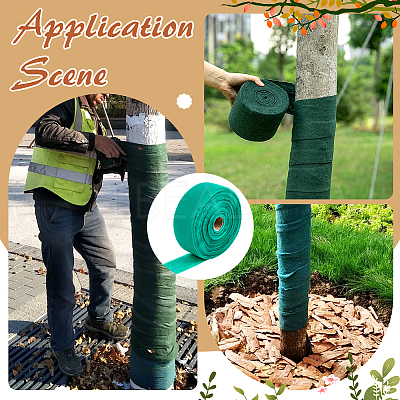 1 Roll Non-woven Fabrics Tree Wrap for Keeping Warm and Moisturizing AJEW-BC0010-77A-1