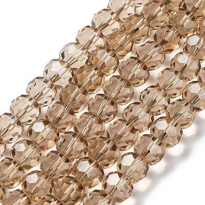 Transparent Glass Bead Strands GLAA-G013-10mm-90-1