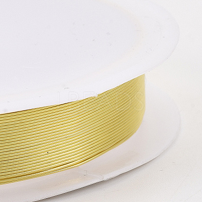 Round Copper Jewelry Wire X-CWIR-Q006-0.5mm-G-1