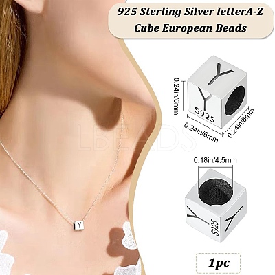 Sterling Silver Beads STER-WH20009-04Y-P-1