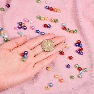 840Pcs 12 Colors Imitation Pearl Acrylic Beads sgOACR-SZ0001-14-1