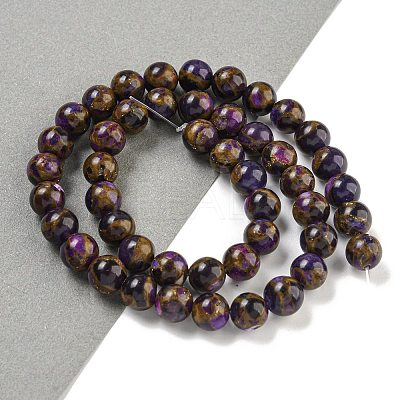 Synthetic Gold Clinquant Stone Beads Strands G-P549-A01-01E-1